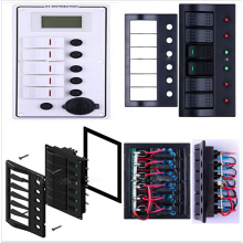 Aluminium Plate&Glass Fuse&Dual USB/LED Waterproof Combined Switch/Switch Panel